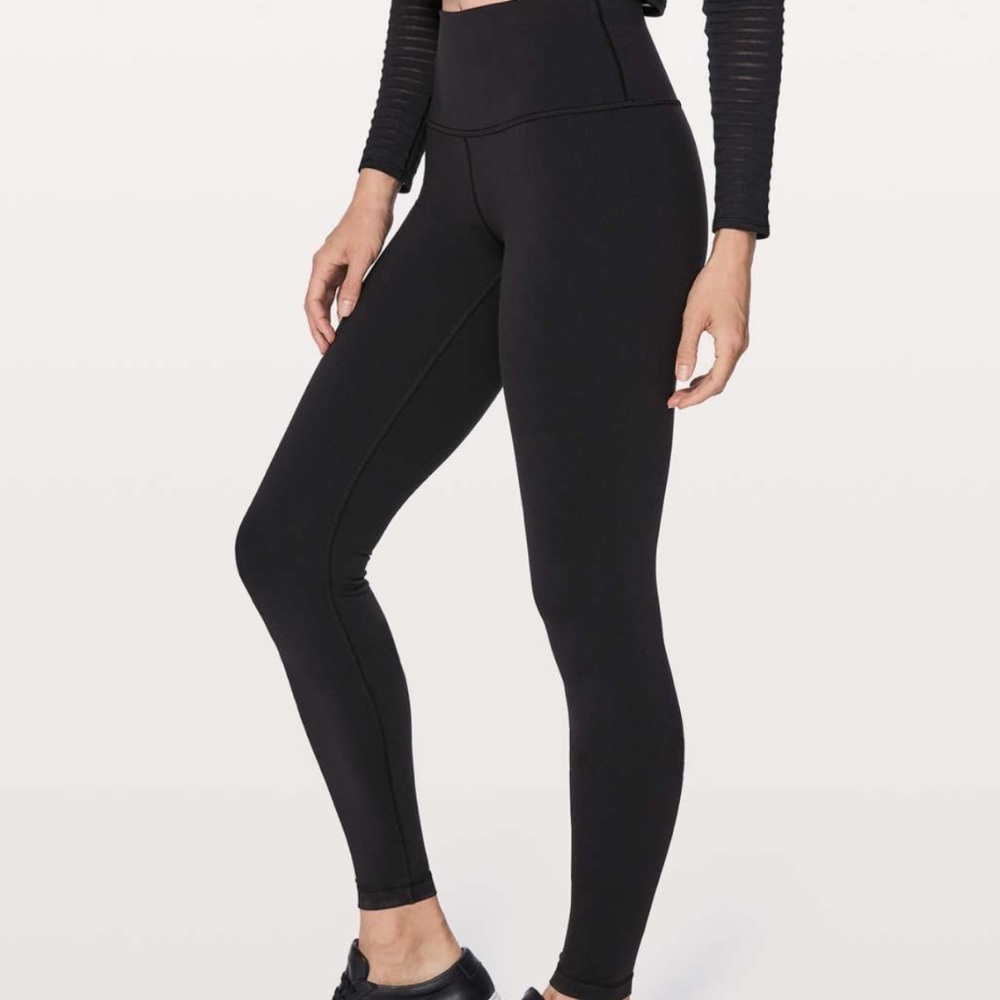 Lululemon Wunder Under High Rise Black Leggings | Size 8–10 (No Size Dot)